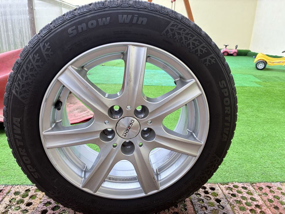 Джанти 15 Германия 5х100 със зимни нови 180/60/15