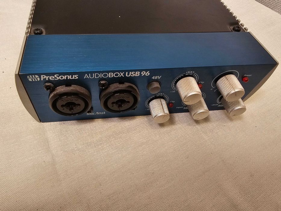 Interfata Audio PreSonus AudioBox USB 96, Placa de Sunet Externa Inregistrari