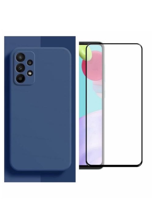 Husa XCAS Catifea+Folie Sticla Samsung A07/A12/A13/A14/A15/A16/A06/A17