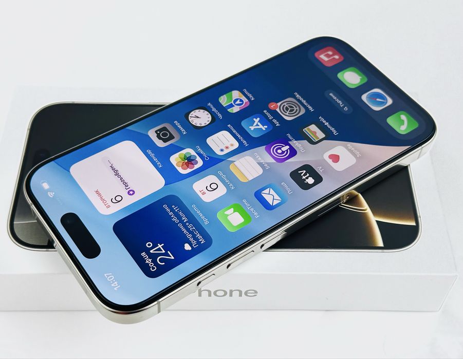КАТО НОВ! Apple iPhone 16 Pro Max 256GB Natural Titanium Гаранция!