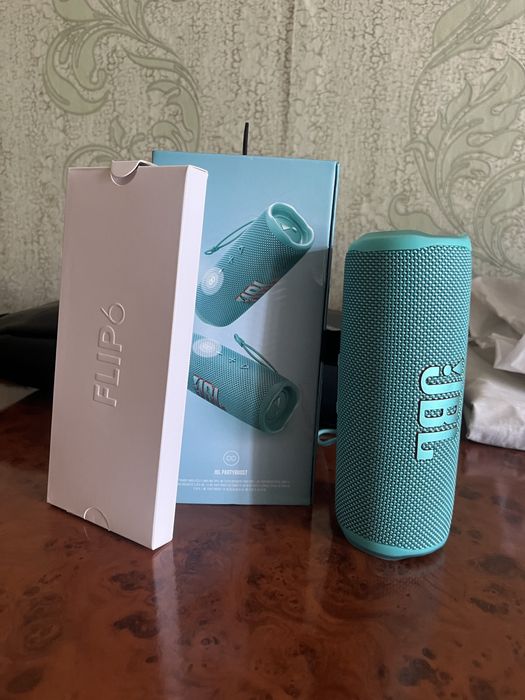 Портативная колонка JBL Flip 6 бирюзовый