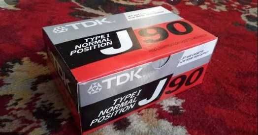Bax casete ( caseta ) radio casetofon audio TDK J90 nou sigilat !