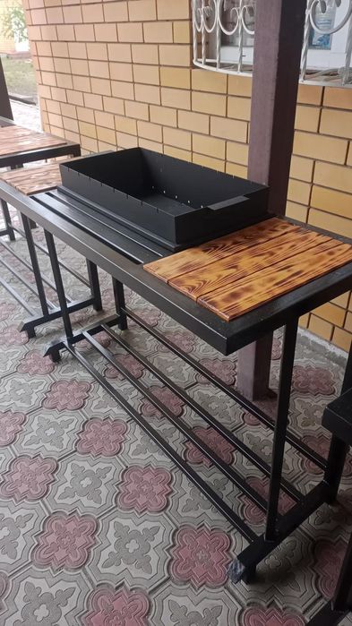 Мангал в стиле Лофт