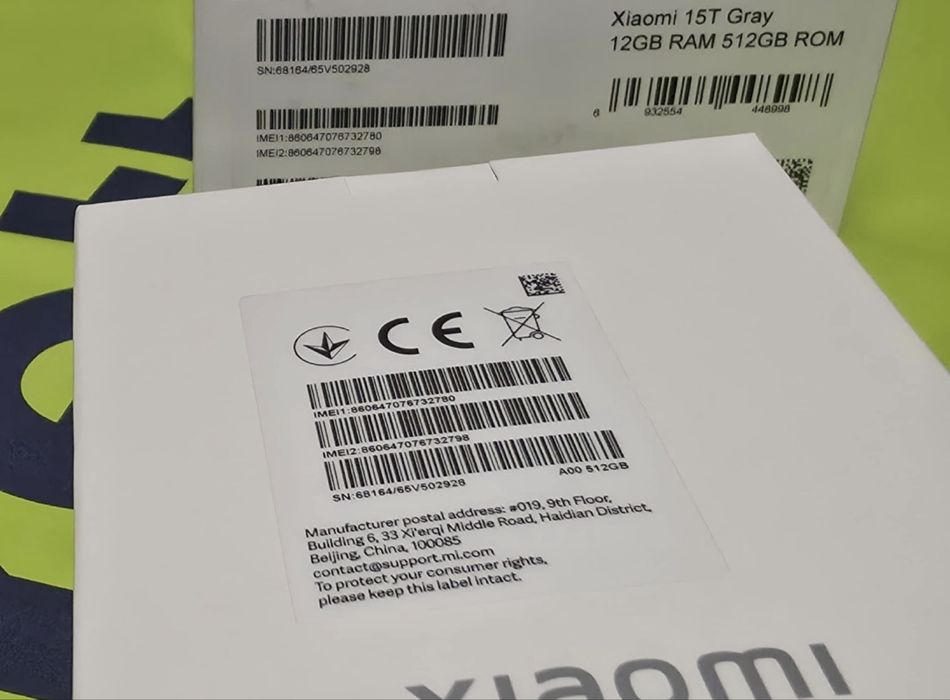 КАТО НОВ 512GB Xiaomi 15T Yettel Гаранция 2028г. Gray | Сив 15 T