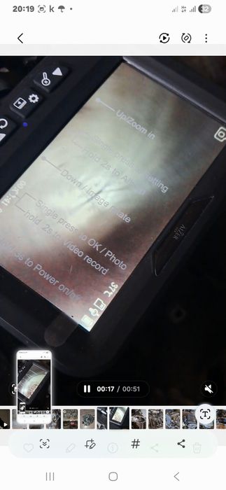 Эндаскоп.проверка двигателья