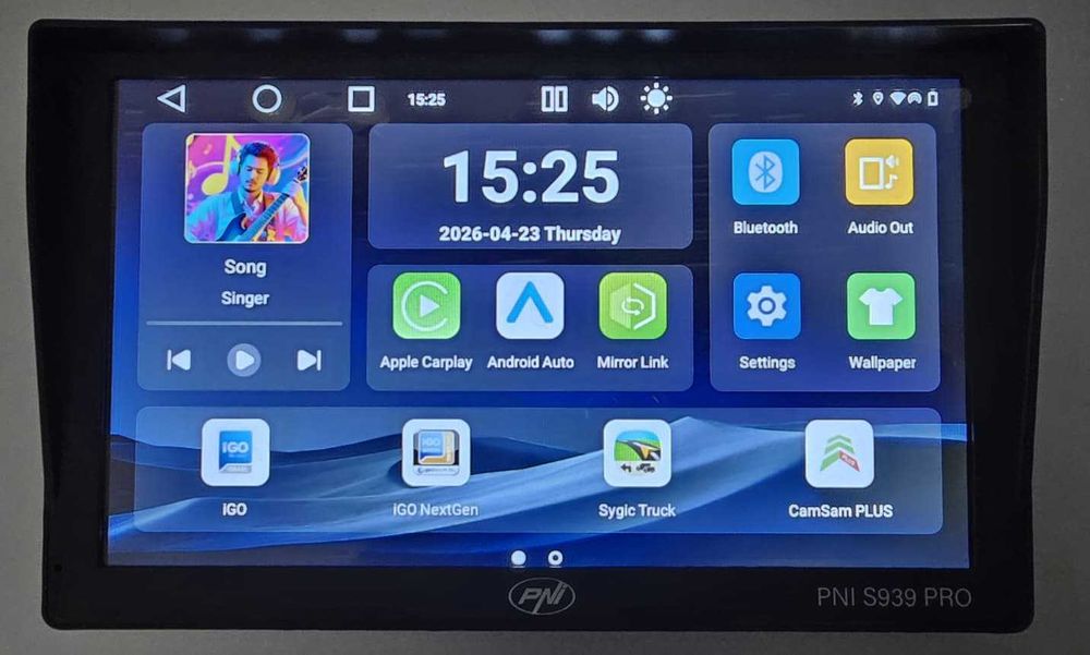GPS tancul MARE - S939 PRO 4GB RAM 64GB STOCARE 7 inch Android 13 WiFi CarPlay si Android Auto NETFLIX DISCOUNT 30 LEI
