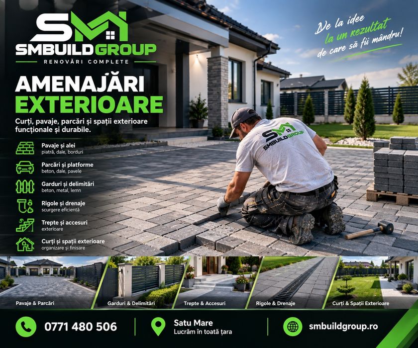 Renovari Complete Satu Mare | Interioare, Fatade, Instalatii, Pavaje, Tencuieli, Sape