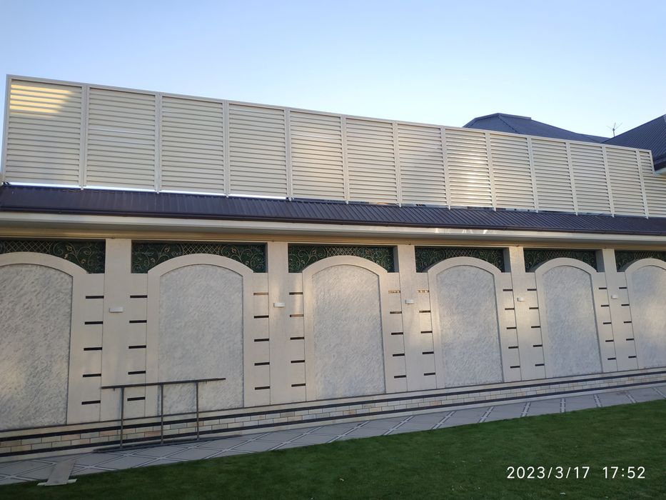 Жалюзи забор металлический каркас