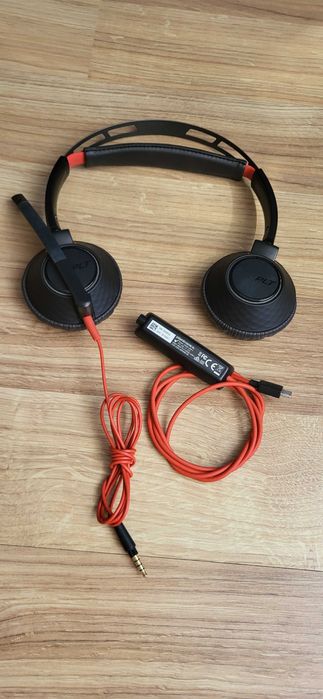 PLantronics C5220T Casti PC cu Mictobon Jack si cu USB C ca noi