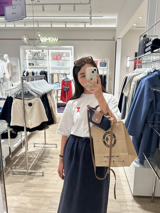 Маленькая сумка Lacoste синяя