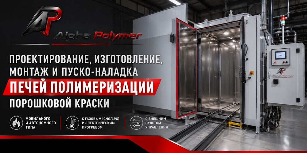 Печи для порошковой покраски любых размеров и сложности
