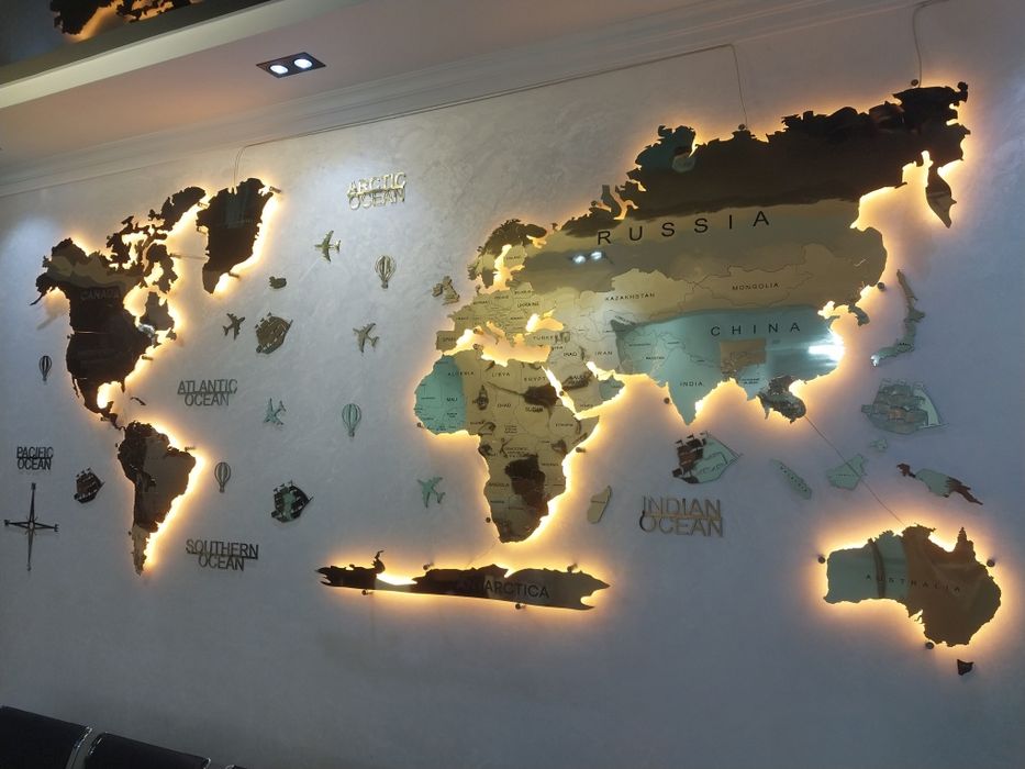 Dunyo xaritasi 3d va 2d
Dunyo Xaritasi ajoyib yechim bo’la ola