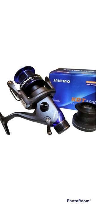 Set 3 Mulinete Saimino KDT6000 9+1 Rulmenti cu BaitRunner