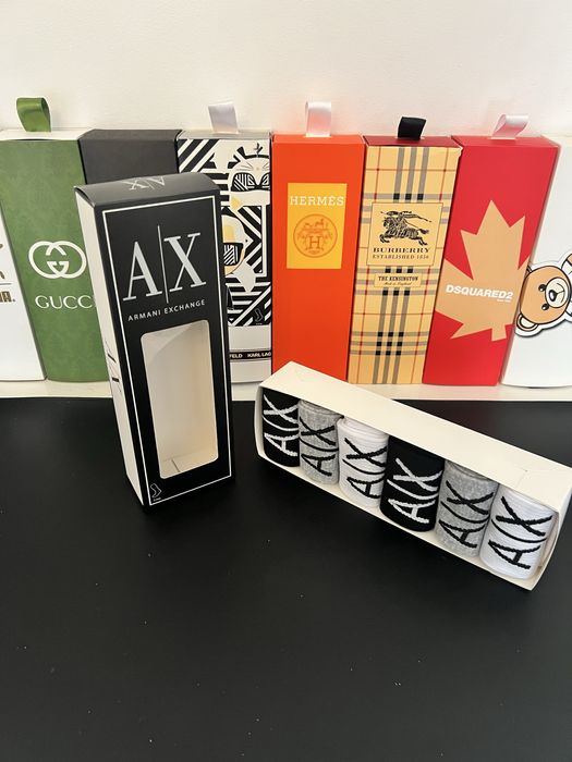 Set 6 perechi sosete lungi ARMANI calitate deosebita
