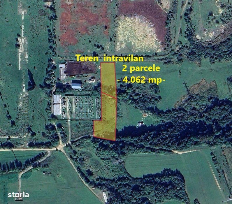 Teren intravilan - 2 parcele - 4.062 mp, Beclean