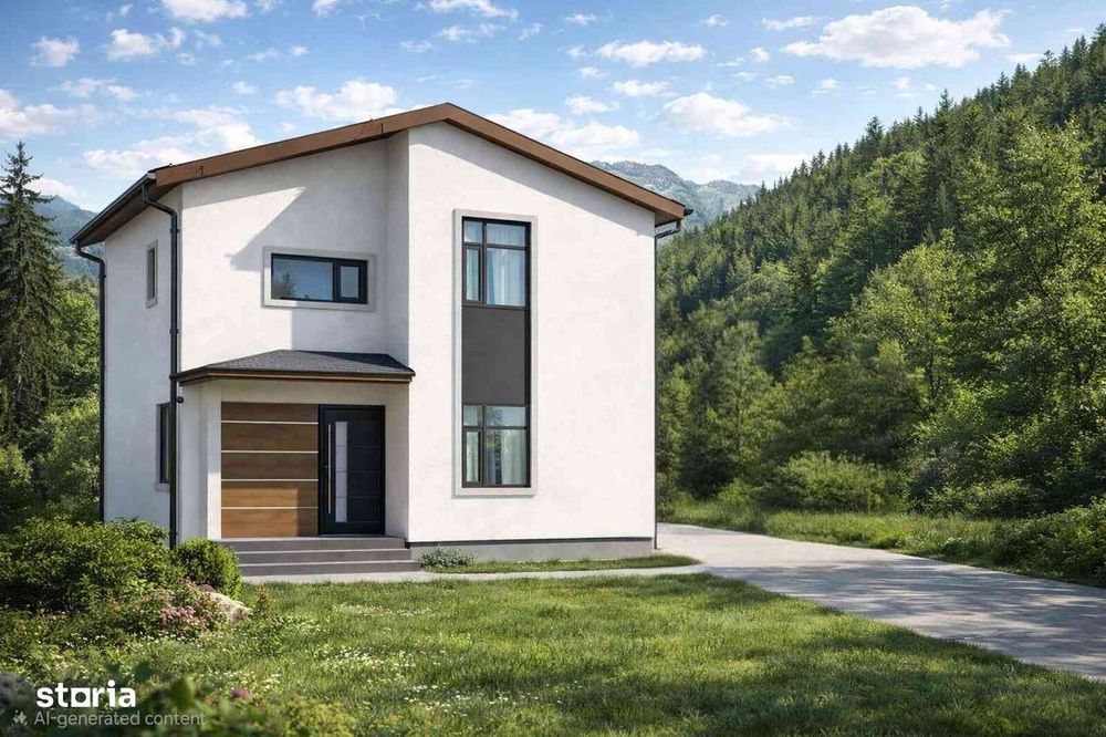 Casă individuală modernă compartimentare excelentă