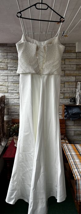 Свтбена рокля закупена от Etsy (Mon Cheri vintage uk 12/us 8/eu 40
