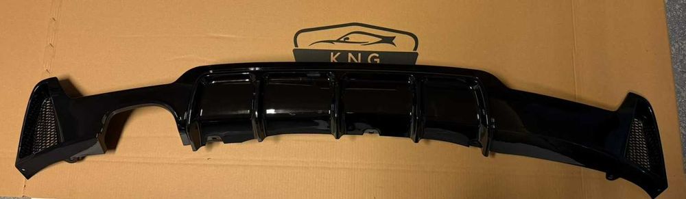 бмв ф32 ф36 дифузьор / добавка за задна броня / bmw f32 f36 с щипки