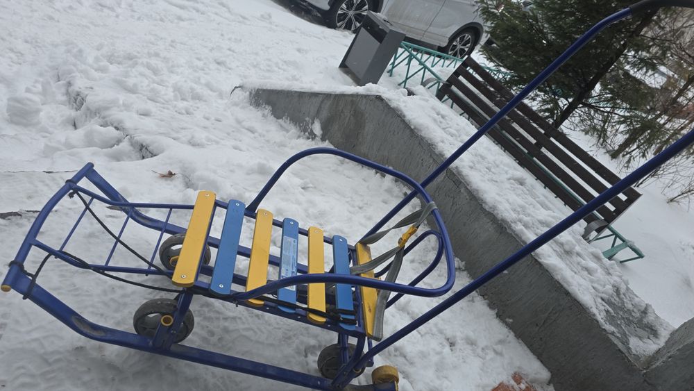 Санки с колёсами