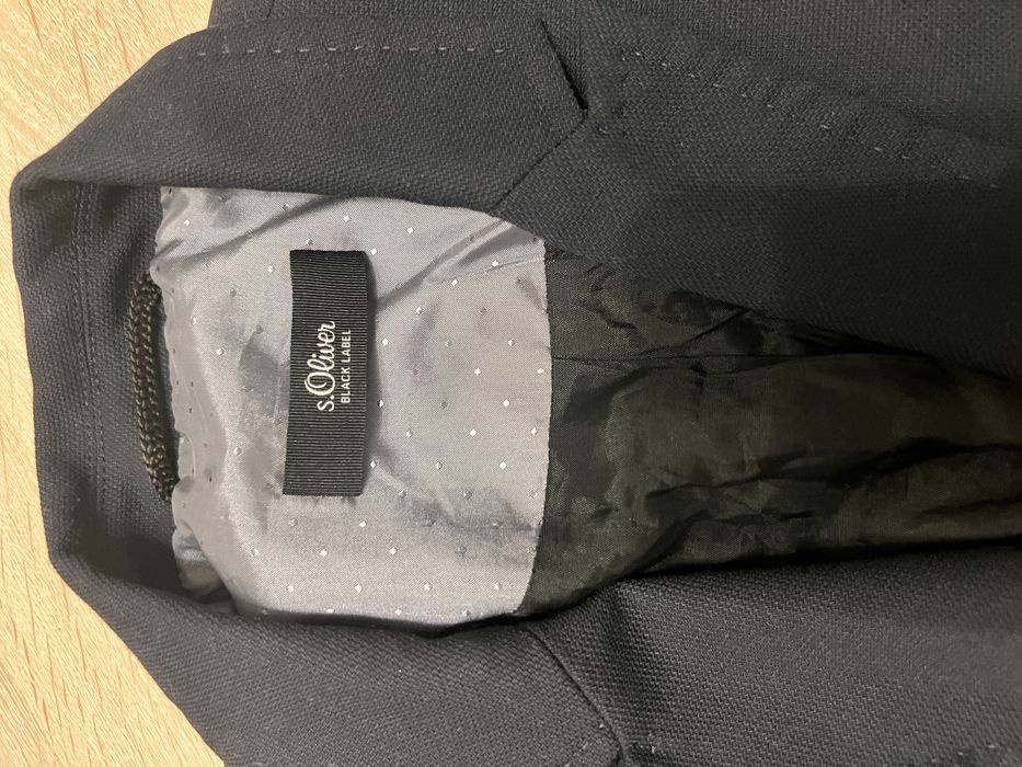 Пиджак черный и темно синий