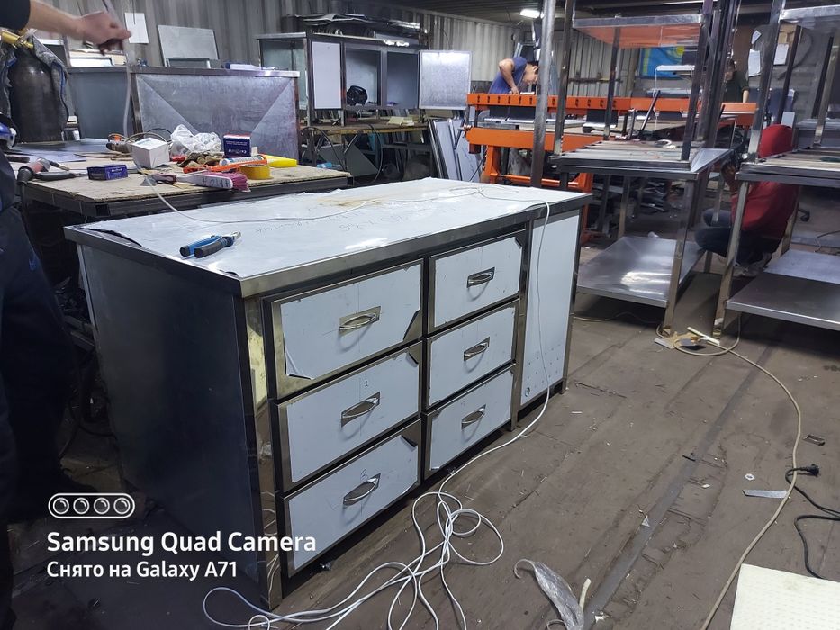 Стол холодильник из нержавейки