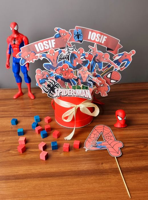 Toppere tort cu Spiderman