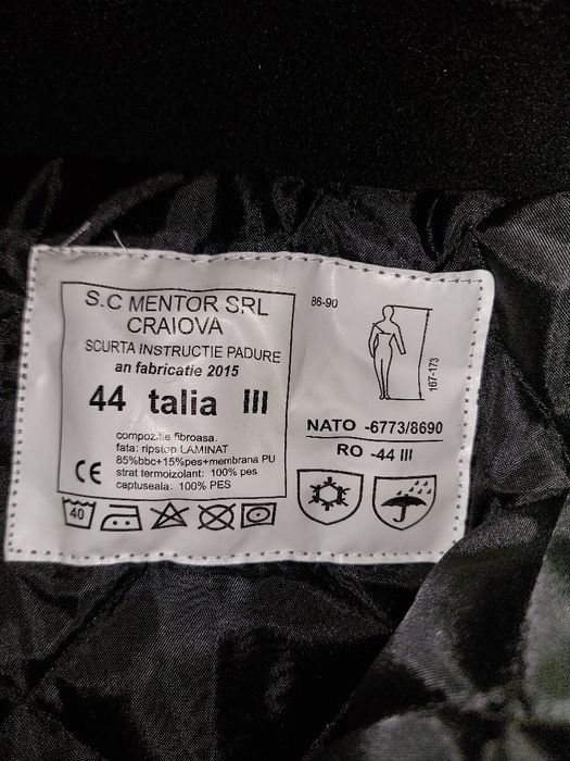 Scurta ,geaca ,cămașă,șapcă armata