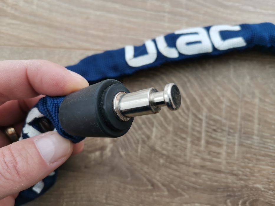 Lanț antifurt bicicletă sau trotinetă, din oțel călit, cu cheie