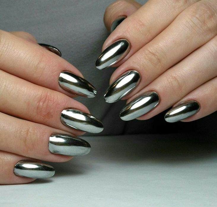 Металлический цвет маникюра Металлический цвет маникюра