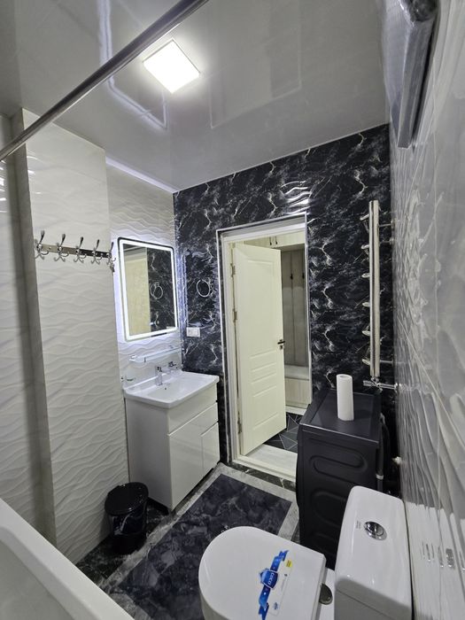 Ижарага уй 2 хона янги евро ремонт.