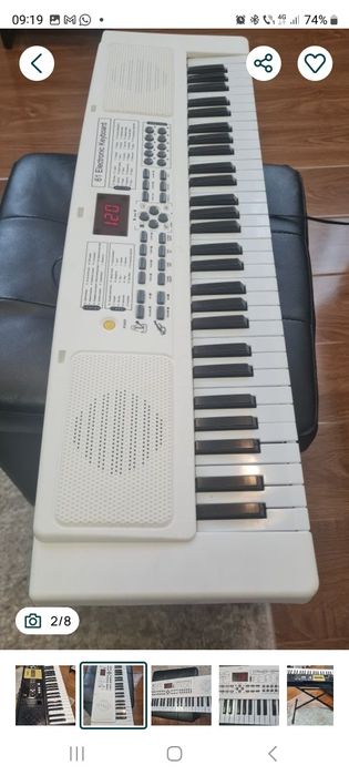 Orga Casio CTK1550,Yamaha si K Electronic