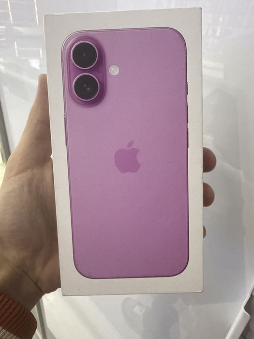 Iphone 16 pink 128gb yangi новый айфон 16 пинк