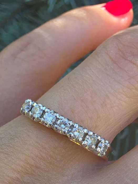 Inel Aur 18 k cu Diamante naturale 0,49 ct