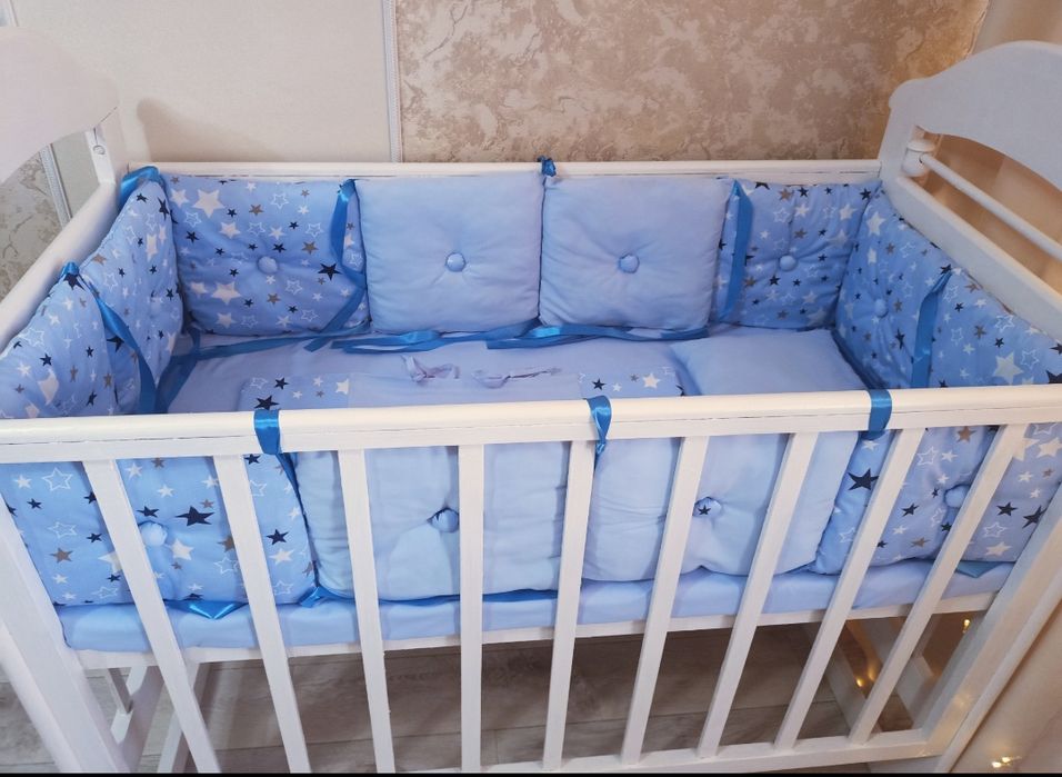 Бортики для детской кроватки