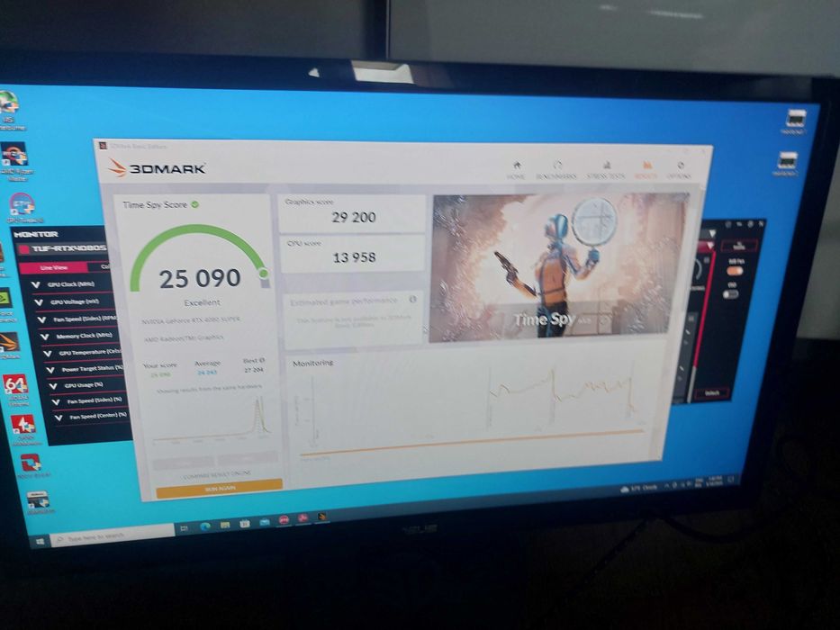 PC CPU RYZEN 7800X3D И RTX4080SUPER с водно охлаждане