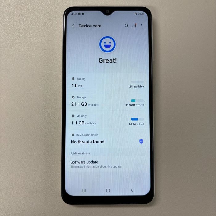 Samsung A12 White