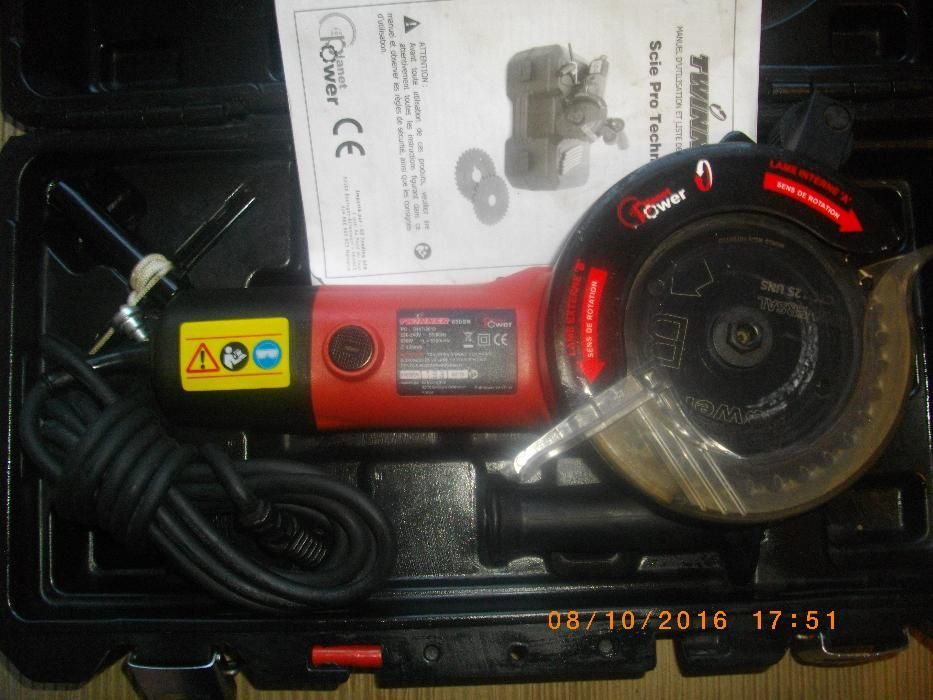 650 Вата Отрезна Машина Мулти Трион Двойно Режещ Twinner SN650 Френски