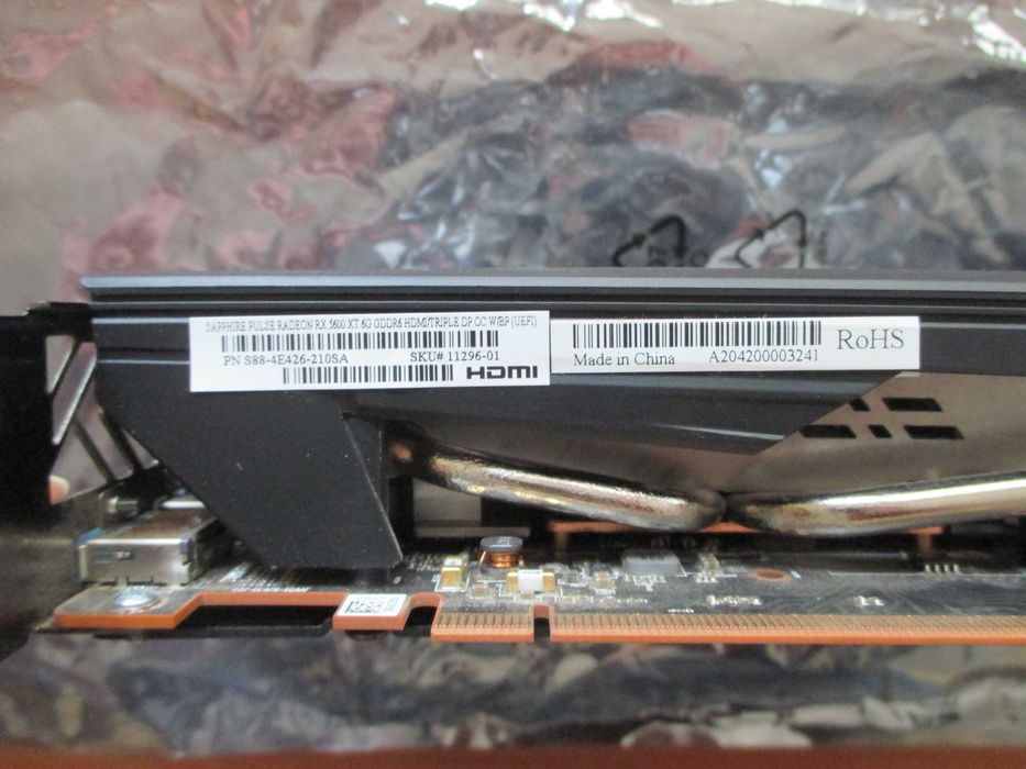 Видеокарта SAPPHIRE PULSE RX 5600 XT 6G GDDR6, PCIE 4.0