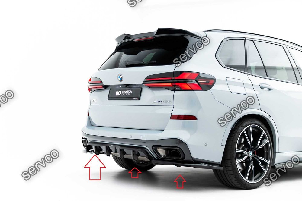 Pachet Set Splitter Exterior Lip Prelungiri Body kit tuning Bmw X5 G05 M-Pachet Facelift 2023- v7 - Maxton Design