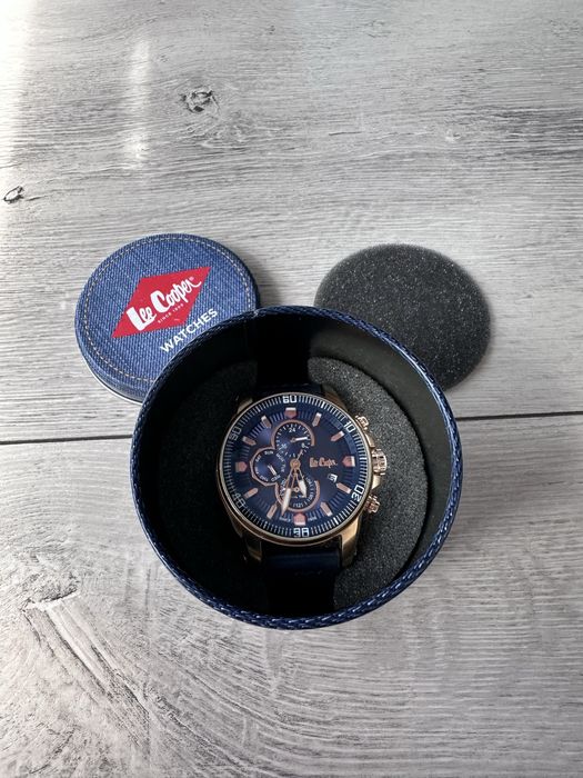 Мъжки часовник Lee Cooper, кварцов механизъм, тъмносин цвят