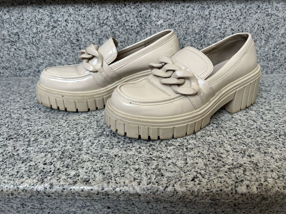 Pantofi cu talpa inalta / saboti cropp marimea 36