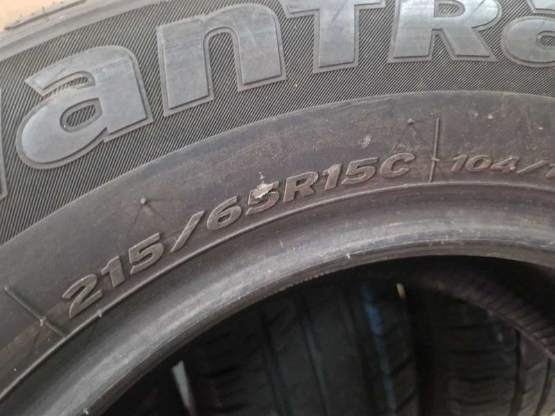 4 Hankook R15 C 215/65/ 
летни бусови гуми DOT1719