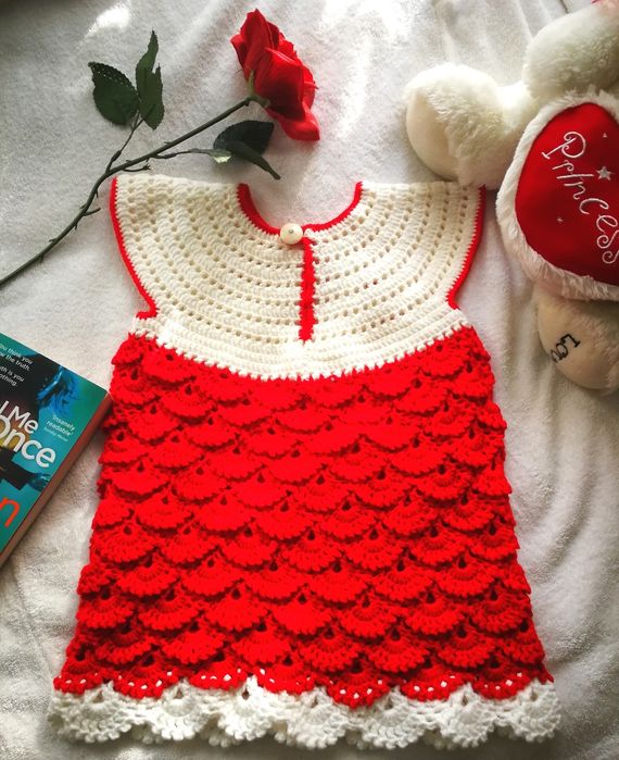 Детское платье ручной работы