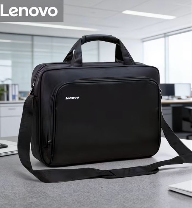 Мъжка платнена, офис бизнес чанта Lenovo - и за лаптоп