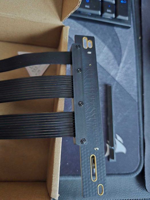 Riser PCIe 5.0 x16, 200mm, JEYI Black