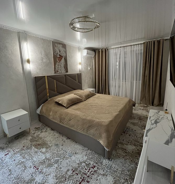 ПОСУТОЧНО 1 ком ЛЮКС.ЦЕНТР (г.Сатпаев) Wi Fi. Смарт ТВ. Чисто и Уютно!