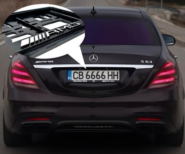 Рамки за регистрационен номер Mercedes AMG