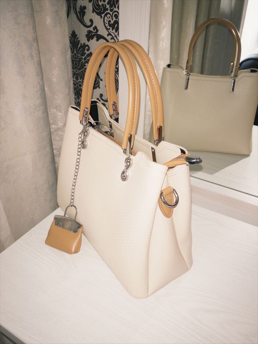 Сумка-тоут белая