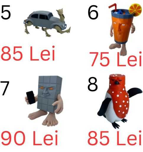 Jucării copii figurine articulate Italian Brainrot cadou (de la 40 de lei) peste 100 de modele