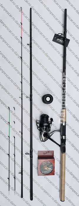 SET FEEDER PRO FL Lanseta FALCONS 3m 180gr cu Mulineta LA4000 SI FIR